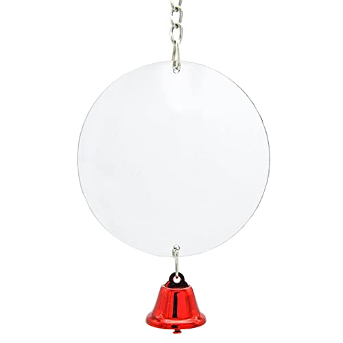 Geardeangloow Vogelkäfig Spiegel Hänglocke Anti-Bruch für Kanarienvögel Nymphensittiche 10cm rund Geardeangloow Vogelkäfig Spiegel Hänglocke Anti-Bruch für Kanarienvögel Nymphensittiche 10cm rund von Geardeangloow