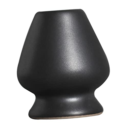 Handgefertigter Matcha Schneebesen Ständer Teezeremonie Teegeschirr für Vorspeise Profi Schwarz 6 x 7 cm Handgefertigter Matcha Schneebesen Ständer Teezeremonie Teegeschirr für Vorspeise Profi Schwarz 6 x 7 cm von Geardeangloow
