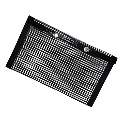Hitzebeständige BBQ Grill Mesh Bag Antihaft BBQ Backtasche Schwarz 24 x 14 cm von Geardeangloow