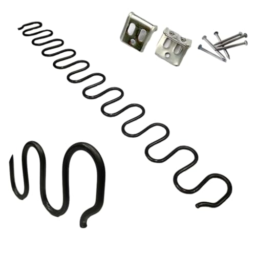 Strapazierfähige Sofa-Federn mit Clips genießen lang anhaltende Unterstützung und Komfort im Wohnraum, Metall-Möbelfeder mit Clips, flache Feder, Länge: 55 cm Strapazierfähige Sofa-Federn mit Clips genießen lang anhaltende Unterstützung und Komfort im Wohnraum, Metall-Möbelfeder mit Clips, flache Feder, Länge: 55 cm von Geardeangloow
