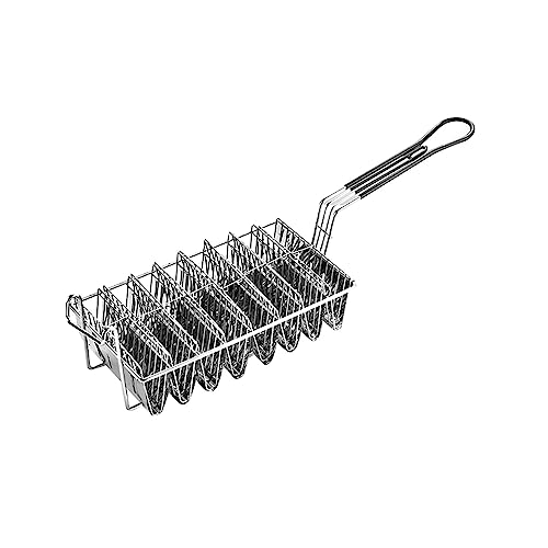 Taco Basket Professional Tortillas Burritos Taco Rack Fritteuse Taco Shell Fritteuse 8 Compartment, 8 Grid Taco Basket Professional Tortillas Burritos Taco Rack Fritteuse Taco Shell Fritteuse 8 Compartment, 8 Grid von Geardeangloow
