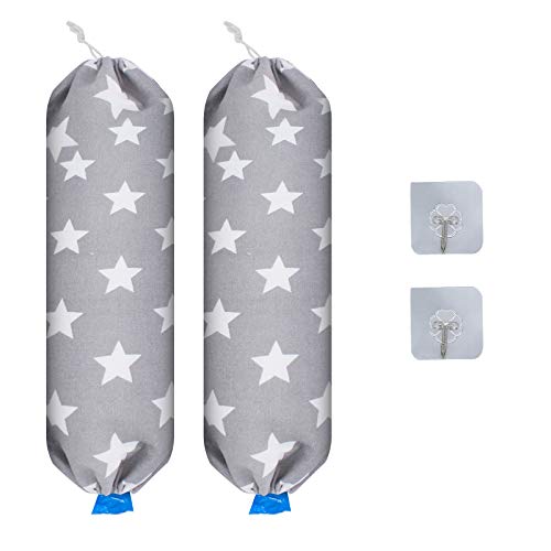 Gearific Plastiktütenhalter Einkaufstütenhalter Aufbewahrungsbeutel Einkaufstaschenhalter Organizer und Spender für die Wohnküche (2) von Gearific