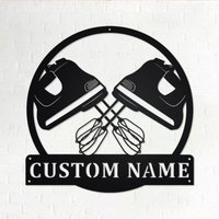 Benutzerdefinierte Handmixer Backen Metall Wandkunst, Personalisierte Baking Shop Name Schild Dekoration Für Zimmer, Wohnkultur, Custom von GearwagMetalArt