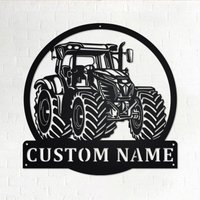 Benutzerdefinierte Traktor Metall Wandkunst, Personalisierte Farm Namen Schild Dekoration Für Zimmer, Wohnkultur, Benutzerdefinierte Benutzerdefinierte Traktor Metall Wandkunst, Personalisierte Farm Namen Schild Dekoration Für Zimmer, Wohnkultur, Benutzerdefinierte von GearwagMetalArt