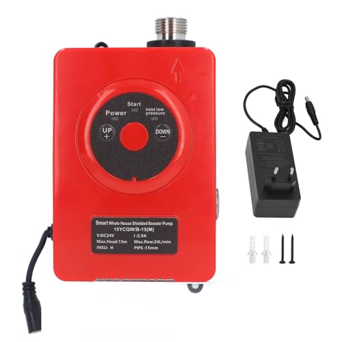 Gearwell 24 V Boost -Pumpe, intelligente zirkulierende Pumpe, abgeschirmte Wasserpumpe, 24 l Minrd, 69W Strom, Ultra -ruhige Pumpe für Hausgarten in der Heimat von Gearwell
