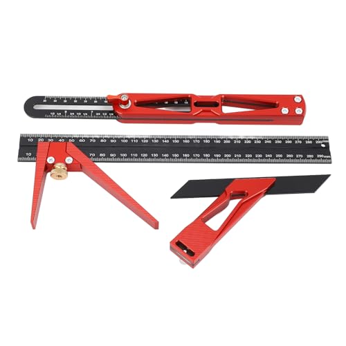 Gearwell Angle Lineal, 3pcs Multifunktionelle Kombination 45 ° 90 ° Aluminiumlegierung Multi -Winkel -Schreiburlaub zum Zeichnen, Multi -Winkel -Messwerkzeug, Kombinationswinkel Gearwell Angle Lineal, 3pcs Multifunktionelle Kombination 45 ° 90 ° Aluminiumlegierung Multi -Winkel -Schreiburlaub zum Zeichnen, Multi -Winkel -Messwerkzeug, Kombinationswinkel von Gearwell