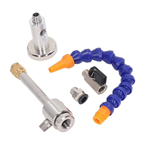 Gearwell Cold Air Gun Set, 5pcs Edelstahl Wirbelkühlpistole mit Universalrohr zur schnellen Temperaturanpassung im Schweißen von Gearwell