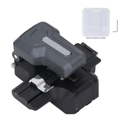 Gearwell Faseroptik-Spalt, ein Schritt optischer Kabelschneider mit automatischer Rückprall für Quarzfasern 9-20 mm Schneidlänge, optisches Faser-Splitter-Werkzeug, Glasfaserkabel von Gearwell