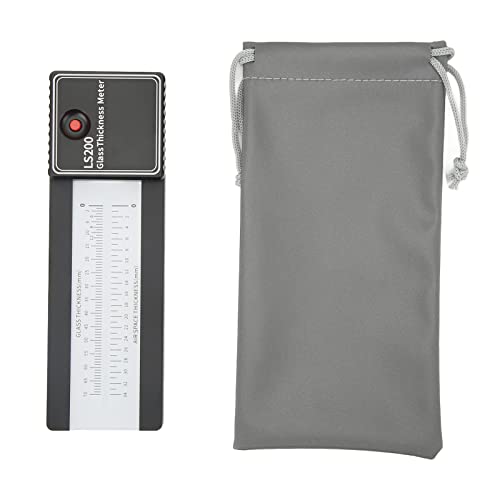 Gearwell Glass Thickness, Double Layer Glass Thickness Measuring Meter with Clear Scale, Insulated Glass Thickness Tester, Glass Thickness Measurement Tool von Gearwell