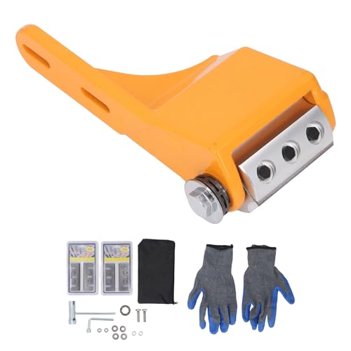 Gearwell Log Peeler, Chainsaw Debarking -Tool, Holz -Debarker -Anhang, Multifunktionales Debarking -Tool, die Guss -Log -Peeler mit 6 verlängerten Klingen für Holzbearbeitung von Gearwell