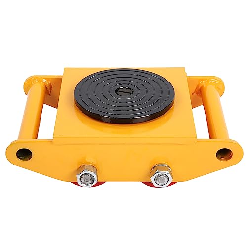 Gearwell Machinery Mover Dolly, Industriemaschinen -Skate 6T -Last mit 360 ° Rotationskappe 4 Roller Geräte Umzugs Werkzeug Gearwell Machinery Mover Dolly, Industriemaschinen -Skate 6T -Last mit 360 ° Rotationskappe 4 Roller Geräte Umzugs Werkzeug von Gearwell