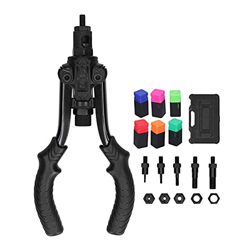 Gearwell Niet-Nusswaffe, manuelles Setter-Werkzeug, Nietkit mit Mund, Handgewindeverschluss M3-M12 von Gearwell