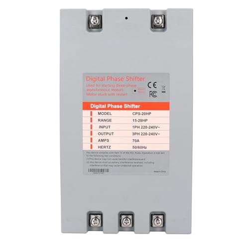 Gearwell Phase Converter, Einzel- bis 3-Phasen-Wandler 15 bis 20 PS-Leistungsbereiche mit digitalem Phasenschieber, industrieller Phasenwandler, Einzel- bis drei Gearwell Phase Converter, Einzel- bis 3-Phasen-Wandler 15 bis 20 PS-Leistungsbereiche mit digitalem Phasenschieber, industrieller Phasenwandler, Einzel- bis drei von Gearwell