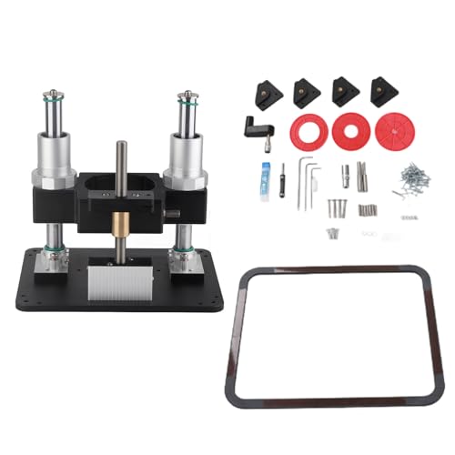 Gearwell Router Lift, Router-Hebesystem aus Aluminiumlegierung mit genauer Einstellung, professioneller Router-Lift zum Zapfenschneiden und Nutenschneiden von Gearwell
