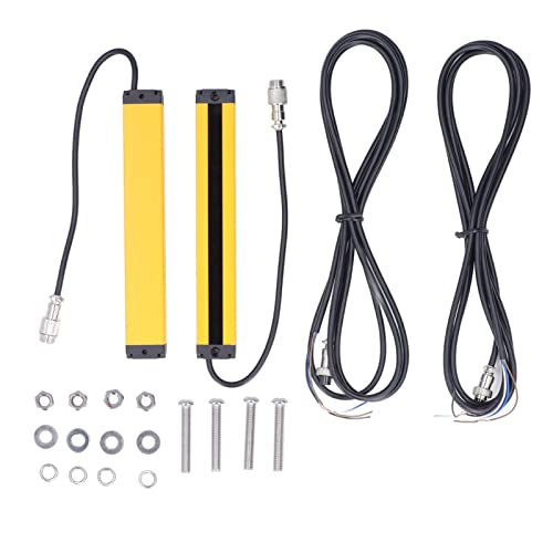 Gearwell Safety Light Vorhang, BEM1020 C 180NB Infrarot -Leuchtdiener -Sensor, 20 -mm -Lichtgitter für Stempelmaschinen von Gearwell