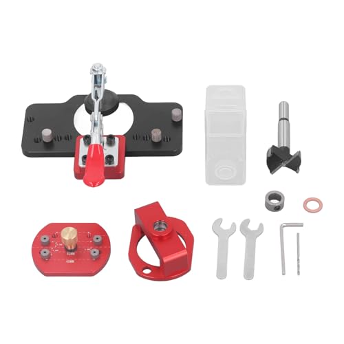 Gearwell -Scharnierschnee, versteckte Scharnierbohranleitung, 35 mm verstellbarer Loch -Locator, Aluminiumlegierbohrwerkzeug für Schrank- und Kleiderschrank -Tür -Installation Gearwell -Scharnierschnee, versteckte Scharnierbohranleitung, 35 mm verstellbarer Loch -Locator, Aluminiumlegierbohrwerkzeug für Schrank- und Kleiderschrank -Tür -Installation von Gearwell