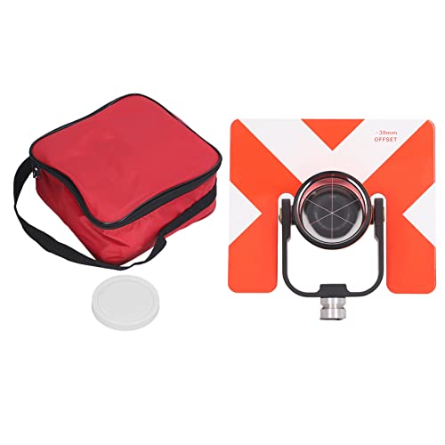 Gearwell Single Tilt Prisma, Vermessungspriszobjektiv, Prisma mit 64 mm effektivem Durchmesser, 0 oder -30 mm Offset, Total Station Prism, Land Vermessungsinstrument von Gearwell