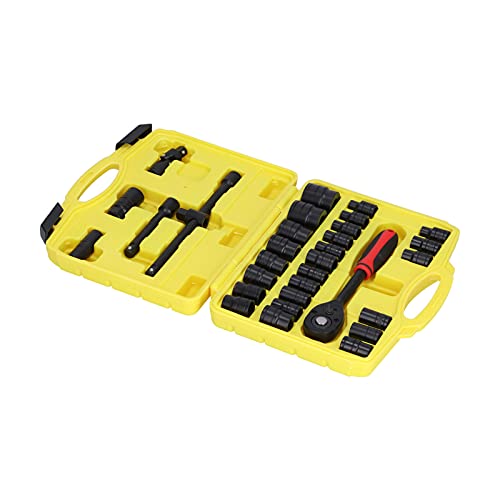 Gearwell Socket Wech Set, 1 2-Zoll-Ratchet-Werkzeugkit, 8-32 mm Handwerkzeugsatz SK-401, Reparaturschlüssel Kit für Autowartung Gearwell Socket Wech Set, 1 2-Zoll-Ratchet-Werkzeugkit, 8-32 mm Handwerkzeugsatz SK-401, Reparaturschlüssel Kit für Autowartung von Gearwell