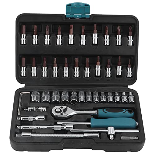 Gearwell Socket Wech Set, Ratchet -Schraubendreher -Kit, Spanner -Werkzeug -Set, 21834 Auto Reparatur -Hardware -Werkzeuge Kit Kit von Gearwell