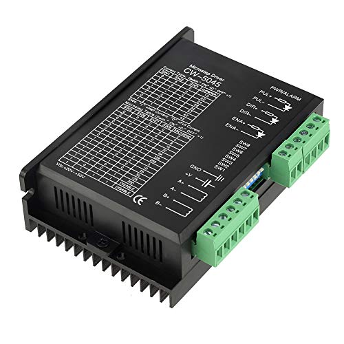Gearwell Stepper Driver, CW-5045 Microstep Motor Treiber 4.5a 24 V-50 VDC für CNC-Stepper-Motorsteuerung, Stepper-Treiber für Hybrid-CNC-Systeme von Gearwell