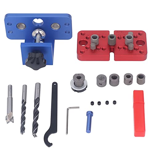 Gearwell Woodworking Hole Punch, 3-in-1-Bohrbit-Positionierer, Pin-Punch-Locator mit 8 10 15-mm-Bohrbits, verstellbares Holzstift-Punch-Werkzeug für Möbelbaugruppen Gearwell Woodworking Hole Punch, 3-in-1-Bohrbit-Positionierer, Pin-Punch-Locator mit 8 10 15-mm-Bohrbits, verstellbares Holzstift-Punch-Werkzeug für Möbelbaugruppen von Gearwell
