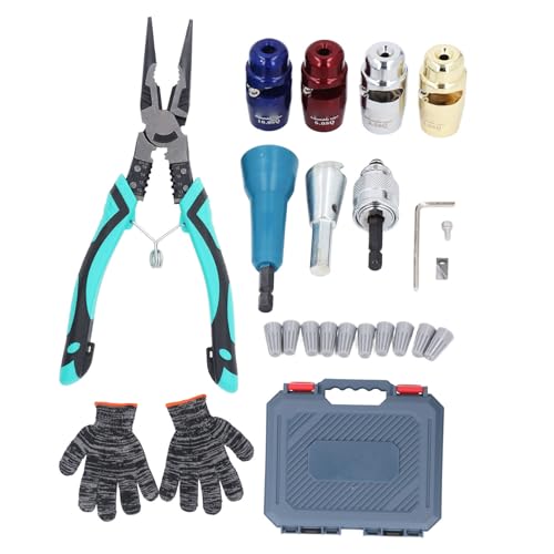 Getriebedrahtstreifenwerkzeug, elektrischer Drahtstripper, Drehwerkzeug, Bohrdrahtstripper, 2,5 mm² 4 mm² 6 mm² 10 mm² 6,35 mm Schnittstelle Getriebedrahtstreifenwerkzeug, elektrischer Drahtstripper, Drehwerkzeug, Bohrdrahtstripper, 2,5 mm² 4 mm² 6 mm² 10 mm² 6,35 mm Schnittstelle von Gearwell