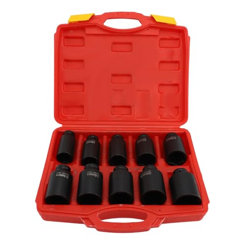Zahnrad-Steckdose Set, Lug Nut Socket Set, Sechs kant steckdose, 10PCS Laufwerks buchsen aus Kohlenstoffs tahl, Rad installation und Wartungs-Steckdose Zahnrad-Steckdose Set, Lug Nut Socket Set, Sechs kant steckdose, 10PCS Laufwerks buchsen aus Kohlenstoffs tahl, Rad installation und Wartungs-Steckdose von Gearwell