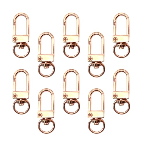 10 PCs Metall Lobster Klaue Verschlüsse Wirbel Schnappschüsse Haken Hardware Zubehör Für Bag Schmuckherstellung von Geavonyg