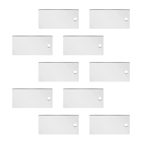 10 Pieces Praktische Rechteckige Edelstahl Schlüsselhalter Leicht Und Tragbar Für Den Täglichen Bedarf Täglich Wichtiger Reisezubehör 10 Pieces Praktische Rechteckige Edelstahl Schlüsselhalter Leicht Und Tragbar Für Den Täglichen Bedarf Täglich Wichtiger Reisezubehör von Geavonyg