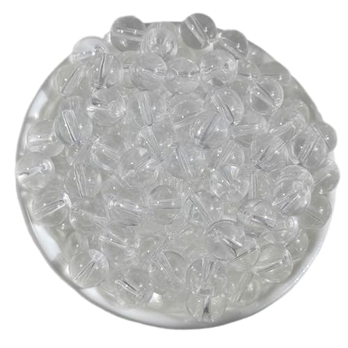 100 Pcs 8 Mm Klare Perlen Rundes Glas Mit Loch Einfaches Faden Für Schmuckverarbeitung Armbänder Machen Accessoires Juwely Herstellung 100 Pcs 8 Mm Klare Perlen Rundes Glas Mit Loch Einfaches Faden Für Schmuckverarbeitung Armbänder Machen Accessoires Juwely Herstellung von Geavonyg