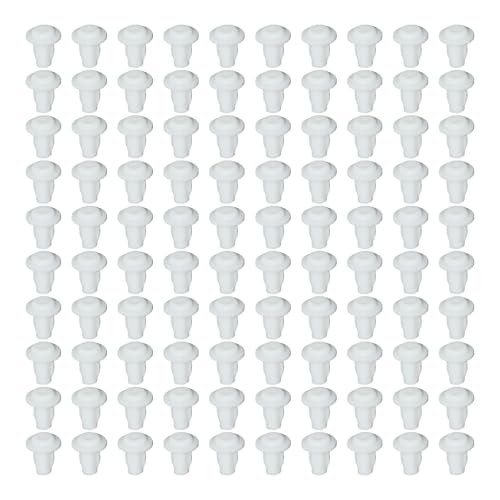 100 Pcs Silikonschrank Tür Stoßstange Kissen Silikonloch Stecker Nicht Klapppfahl von Geavonyg