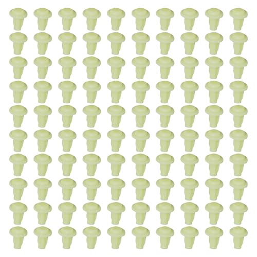 100 Pcs Silikonschrank Tür Stoßstange Kissen Silikonloch Stecker Nicht Klapppfahl von Geavonyg
