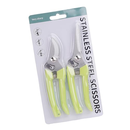 2pcs Beschnitten Von Scheren Edelstahl Gartenschere Handheld Gartenschere Trimmer Für Pflanzenblumen Früchte Handschettenwerkzeuge von Geavonyg