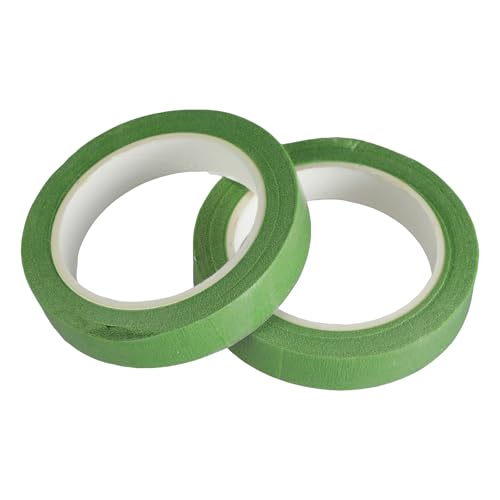 2pcs Blumenband Hellgrün Mit Starker Haftung Multifunktion Blumenhäuser Dekorative Upgrades Für Bastelfeiertagsbahnen Klebeband von Geavonyg