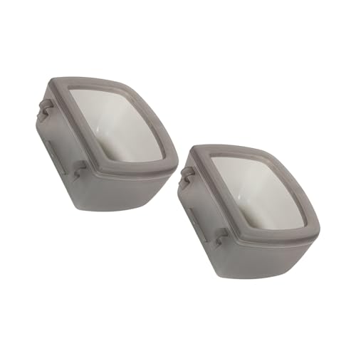 2pcs Haustierwasserspender Mit Leicht Zu Bedienender Haken Spritzsicherer Plastikwässerungsschale Für Kleine Hunde Trinken Hund Trinken von Geavonyg