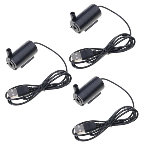 3 Stück Wasserpumpen USB Für Desktop Brunnen Und Bewässerung Kleine Pumpen Gartenbewässerung Und Fischtanks Tauchwasserpumpe Brunnen von Geavonyg