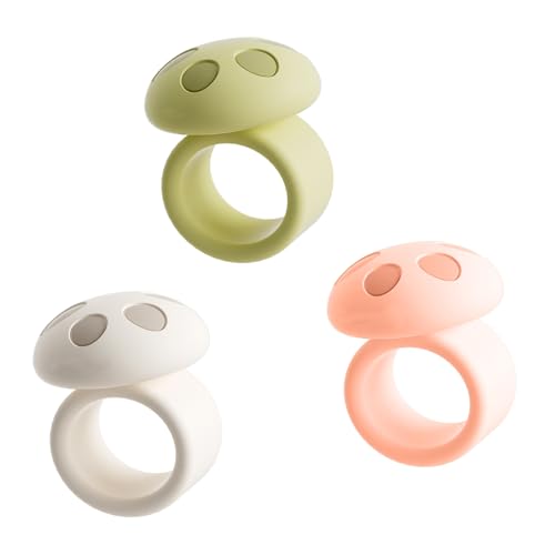 3pcs Silikon Tür Stoßstangen Mit Anti Schlupf Design Pilzform Protectors Für Haussicherheit Mehrere Farbtür Stoßstangen Silikonschutz von Geavonyg