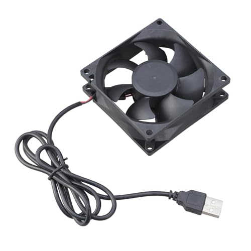 5 V USB Bürstenlosen Gebläseventilator Lüfter Haltbarkeit Hülle Lagerung 2300 U/Min Für PC Drucker 80 Mm USB Kabelkühlsystem von Geavonyg