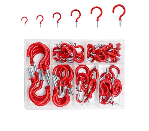 70pcs Heavy Duty Procis Haken Für Garage Küchenbad Aufbewahrungs Und Organisieren Von Werkzeugen Vorhänge Für Plastikschatze Mit Schraubenhaken 70pcs Heavy Duty Procis Haken Für Garage Küchenbad Aufbewahrungs Und Organisieren Von Werkzeugen Vorhänge Für Plastikschatze Mit Schraubenhaken von Geavonyg