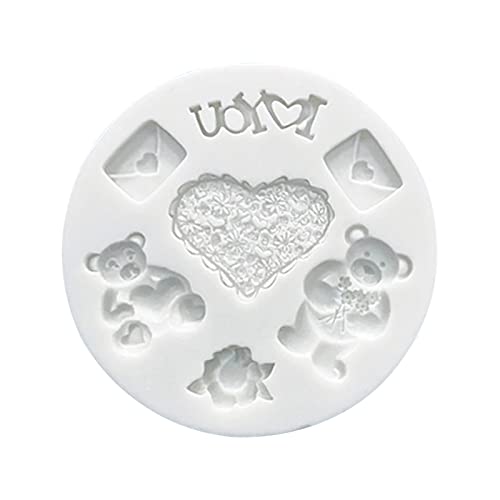 Bärenhülle Silikonform Fondant Schimmel Kuchen Lieferungen Backkunstwerkzeuge Harzschmuck Handgefertigtes Seife Dessert Für Kerzen Back Silikonwerkzeuge von Geavonyg