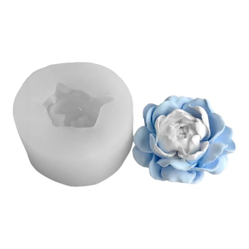 Blumensilikonkerzenformen Für Handgefertigte Seife Home Dekoration Blumen Silikone Schimmel Für Epoxidharzfahrzeuge Blumenform von Geavonyg