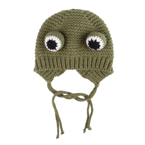 Cartoon Big Eyes Strickhut Für Hunde Schönes Kleines Hund Kostüm Halloween Geburtstagsfeier Katzen Cosplay Requisiten Haustiere Festliche Haustier Kopfbedeckung Hunde Winter von Geavonyg