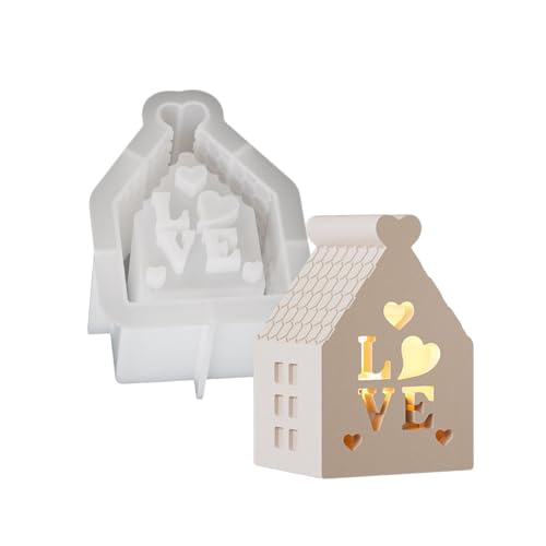Flexible Silikonform Für Die Herstellung Dekorativer Kerzenständer Hohles House Nacht Schimmelmilze Dekoration Schimmelpilze Kreatives Geschenk Flexible Silikonform Für Die Herstellung Dekorativer Kerzenständer Hohles House Nacht Schimmelmilze Dekoration Schimmelpilze Kreatives Geschenk von Geavonyg