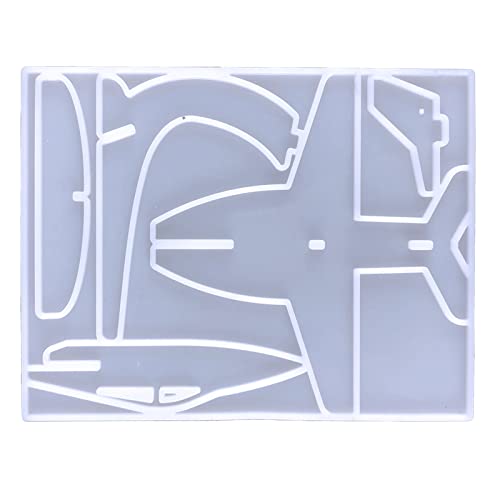 Flugzeuge Modell Epoxidharzform Tisch Ornament Form Flugzeug Flugzeugmodell Silikonhandwerk Making Werkzeug Nicht Stick Flugzeuge Silikon Für Harz von Geavonyg