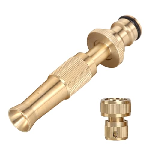 Gartenschlauch Schneller Stecker Messing Schnellanpassungswasser 3/4inch 1/2 Zoll End Bewässerungszubehör Gartenschlauch Schneller Stecker Messing Schnellanpassungswasser 3/4inch 1/2 Zoll End Bewässerungszubehör von Geavonyg