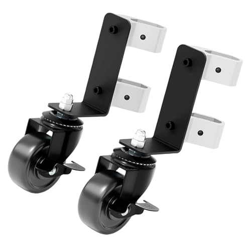 Geavonyg 2pcs Edelstahl Toolbox Casters 360 Grad Doppelfrontrad Glattes Rolling Industrial Caster Doppelt Vorne Doppelt Vorne von Geavonyg
