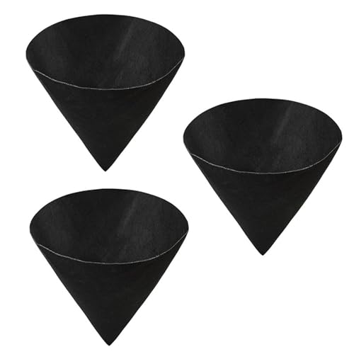 Geavonyg 3pcs/setkegelförmige Pflanzerkäkchen Korbauskleidungen Ersatzeinsätze Anbau des Pads Wasserdicht von Geavonyg