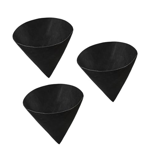 Geavonyg 3pcs/setkegelförmige Pflanzerkäkchen Korbauskleidungen Ersatzeinsätze Anbau des Pads Wasserdicht von Geavonyg