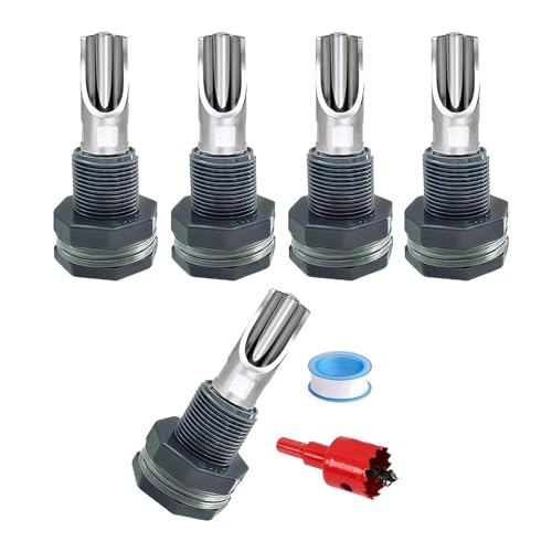 Geavonyg 5pcs Automatische Edelstahl Schweine Schwierigkeitsnippel Mit Bohrer Für Einfache Installation Und Wartung Farm. Verwenden Sie Einfach Installation Waterer Geavonyg 5pcs Automatische Edelstahl Schweine Schwierigkeitsnippel Mit Bohrer Für Einfache Installation Und Wartung Farm. Verwenden Sie Einfach Installation Waterer von Geavonyg