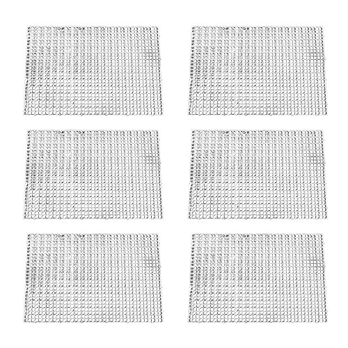 Geavonyg 6pcs Aquarien Trenner Plastiknetze Eggcrate Light Diffusor Fischtank Abteiler Filterboden Isolation Board Teile Tabletts von Geavonyg